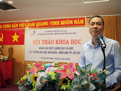 Bàn giải pháp nâng cao chất lượng dạy và học ngành Sân khấu - Điện ảnh