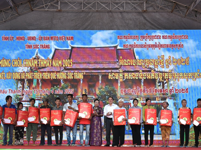 Họp mặt mừng Tết cổ truyền Chôl Chnăm Thmây năm 2025