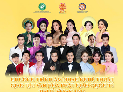 Chuẩn bị diễn ra chương trình nghệ thuật Phật giáo quốc tế Vesak 2025