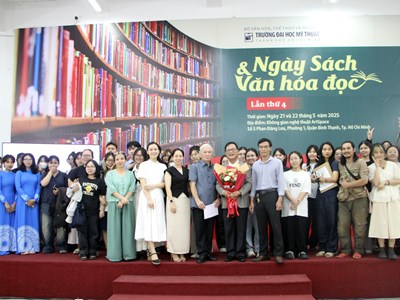 Trường ĐH Mỹ thuật TP.HCM tổ chức Ngày Sách và Văn hóa đọc năm 2025