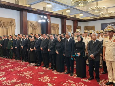 TP.HCM tổ chức trọng thể Lễ viếng nguyên Chủ tịch nước Trần Đức Lương