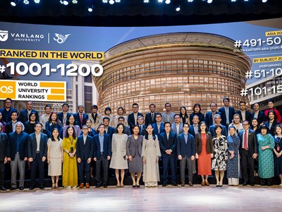 Trường ĐH Văn Lang vào Top 392 toàn cầu về danh tiếng học thuật