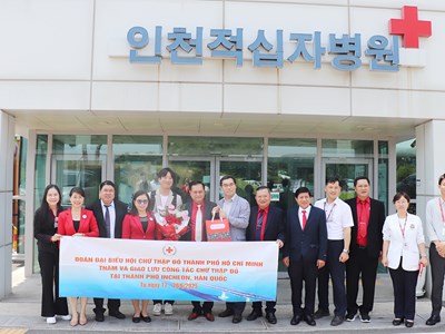 Tăng cường hợp tác quốc tế công tác nhân đạo giữa TP.HCM và TP Incheon, Hàn Quốc