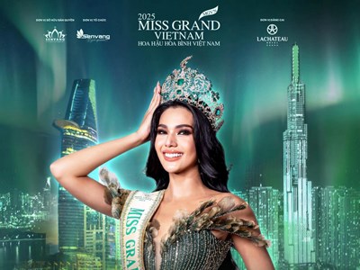 Đương kim Miss Grand International dự chung kết Hoa hậu Hoà bình Việt Nam 2025
