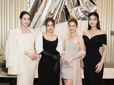 Đoàn Thiên Ân, Thanh Thủy cùng dàn sao Việt rạng rỡ tại triển lãm Tiffany & Co. ở Bangkok