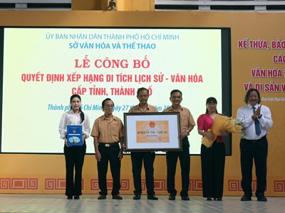 TP.HCM xếp hạng di tích cho 7 công trình - địa điểm