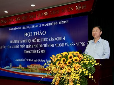 Khẳng định vai trò trí thức, văn nghệ sĩ trong phát triển TP.HCM