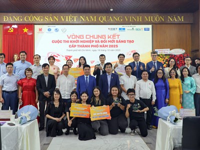 Trao giải Cuộc thi Khởi nghiệp và Đổi mới sáng tạo cấp Thành phố năm 2025