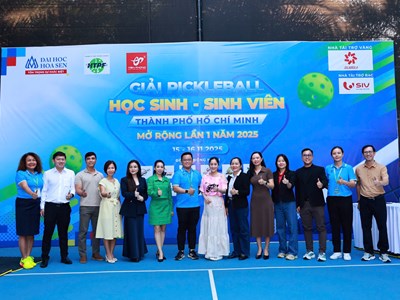 Gần 400 VĐV đến từ 62 trường tham gia Giải Pickleball Học sinh – Sinh viên mở rộng 2025