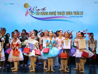 Trao giải Cuộc thi 'Tài năng Nghệ thuật Múa Thái Ly' lần 2 năm 2025