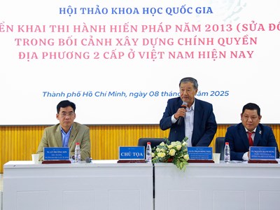 Triển khai thi hành Hiến pháp 2013 sửa đổi trong bối cảnh chính quyền địa phương 2 cấp