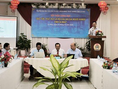 Hội thảo khoa học về bảo tồn và phát huy Lễ hội Cầu an của người Khmer tỉnh Cà Mau