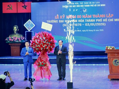 “Trường Đại học Văn hóa TP.HCM cần tiếp tục đổi mới tư duy, nâng cao chất lượng phù hợp giai đoạn mới“