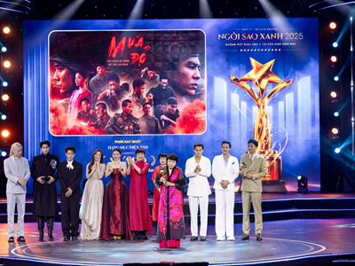 “Mưa đỏ” đoạt giải Phim hay nhất tại Ngôi sao Xanh 2025