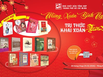 NXB Tổng hợp TP.HCM mang gần 1.000 tựa sách đến Lễ hội Đường Sách Tết Bính Ngọ 2026