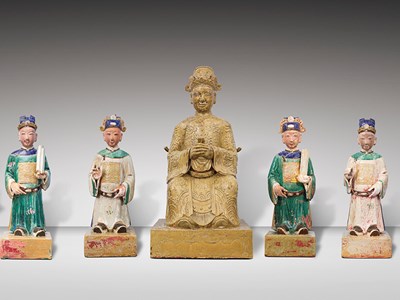 Vì sao Bộ tượng gốm men nhiều màu Tam quan Đại Đế được công nhận Bảo vật quốc gia?