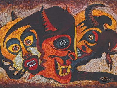 Triển lãm “Thiêng – Cơtu” khai thác biểu tượng Cơ Tu bằng sơn mài đương đại