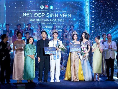 Sinh viên Văn hóa tỏa sáng trong đêm chung kết “Danh hoa sắc Việt”