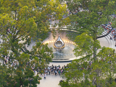 Ảnh chụp Công viên tưởng niệm nạn nhân Covid-19 đoạt giải Nhất cuộc thi “TP.HCM – Sắc màu mới”