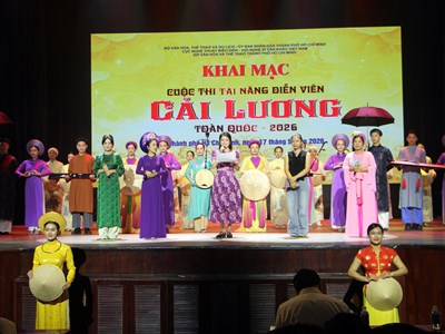 Tối nay khai mạc Cuộc thi Tài năng Diễn viên Cải lương toàn quốc 2026