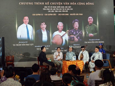 Kể chuyện di sản Đờn ca tài tử giữa lòng phố sách