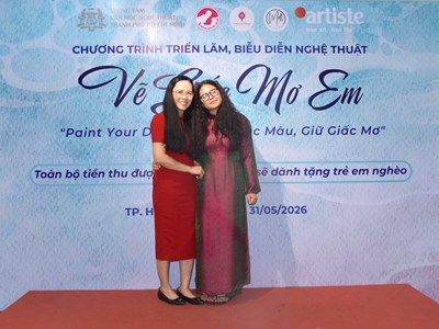 “Vẽ giấc mơ em” gây quỹ hơn 100 triệu đồng hỗ trợ trẻ em khó khăn, cơ nhỡ