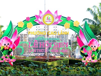 Khai mạc Lễ hội Sen Đồng Tháp 2026: “Về nghe Sen kể chuyện”