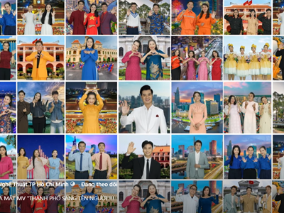 Hơn 50 văn nghệ sĩ góp mặt trong MV “Thành phố sáng tên Người“