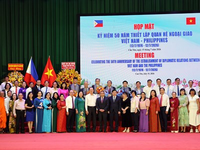 Cần Thơ tổ chức kỷ niệm 50 năm thiết lập quan hệ ngoại giao Việt Nam - Philippines