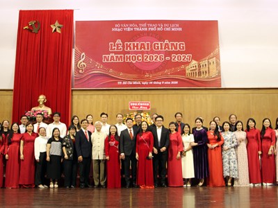 Nhạc viện TP.HCM bước vào năm học mới với dấu mốc 70 năm
