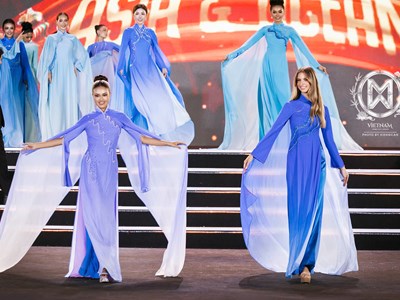 26 người đẹp quốc tế diện áo dài, lan tỏa câu chuyện Việt Nam