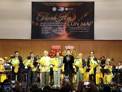 “Thanh âm còn mãi”: Đêm nhạc tri ân các nhà soạn nhạc Việt Nam