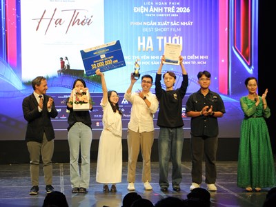 Trao giải Liên hoan phim Điện ảnh Trẻ 2026