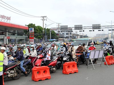 TP.HCM thực hiện phương châm “làm đến đâu gọn đến đó” để giảm ùn tắc