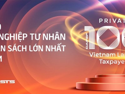Tập đoàn Bamboo Capital vào Top 100 doanh nghiệp tư nhân nộp ngân sách lớn nhất Việt Nam