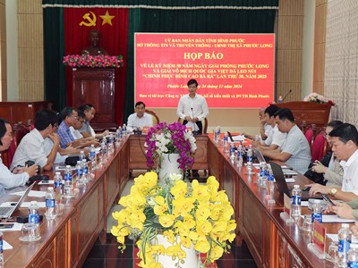 Bình Phước tổ chức nhiều hoạt động kỷ niệm 50 năm giải phóng Phước Long