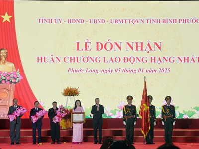 Tổng Bí thư Tô Lâm dự Lễ kỷ niệm 50 năm Ngày giải phóng Phước Long