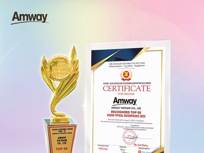 Amway Việt Nam vào Top 5 doanh nghiệp tiêu biểu ASEAN
