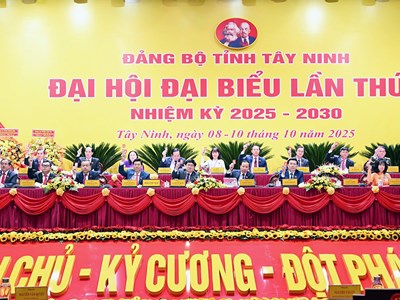 Phiên trù bị Đại hội đại biểu Đảng bộ tỉnh Tây Ninh lần thứ I, nhiệm kỳ 2025 - 2030