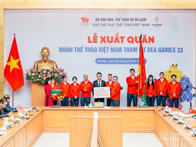 Herbalife Việt Nam đồng hành cùng Lễ xuất quân của Đoàn thể thao Việt Nam tham dự SEA Games 33