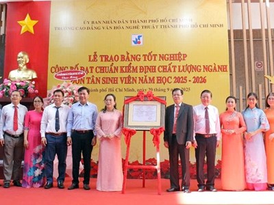 Trường Cao đẳng Văn hóa Nghệ thuật TP.HCM sẽ kỷ niệm 50 năm thành lập