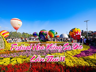 Du khách nườm nượp đổ về Festival Hoa - Kiểng Sa Đéc