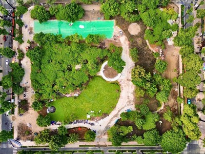 TP.HCM: Hoàn thành sớm cải tạo cảnh quan khu đất Nhà thi đấu Phan Đình Phùng