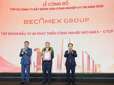Tập đoàn Becamex giữ vững “ngôi vương” nhóm bất động sản công nghiệp 