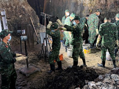 TP.HCM tiếp tục mở rộng phạm vi tìm kiếm hài cốt liệt sĩ tại Công viên Lê Thị Riêng