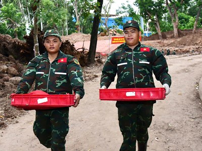TP.HCM: Quy tập thêm 17 bộ hài cốt liệt sĩ tại Công viên Lê Thị Riêng