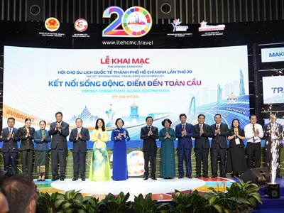 Khai mạc Hội chợ Du lịch Quốc tế TP.HCM lần thứ 20 