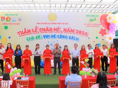 Đa dạng hoạt động vui hè tại Đường sách Thủ Đức