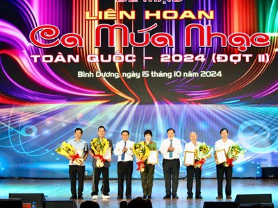 Bế mạc Liên hoan ca múa nhạc toàn quốc năm 2024, đợt 2