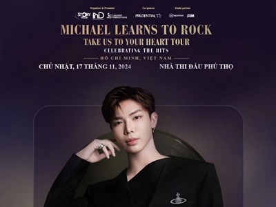 Ca sĩ Erik là khách mời tại show diễn của nhóm nhạc Michael Learns To Rock